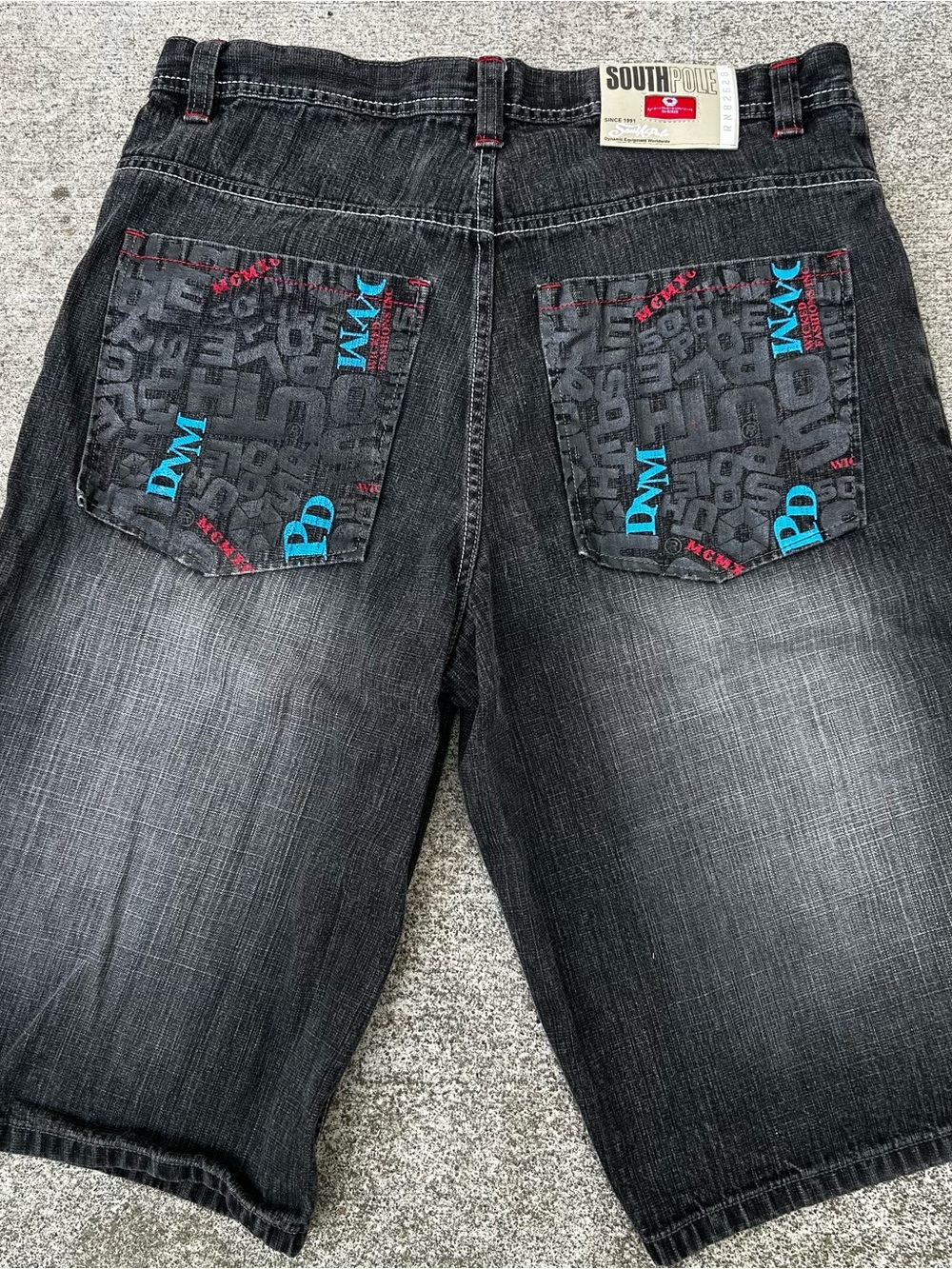 Vintage Y2K Southpole Baggy Denim Jorts Shorts Mens 36